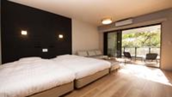 ドッグフレンドリールーム♪半露天風呂付客室